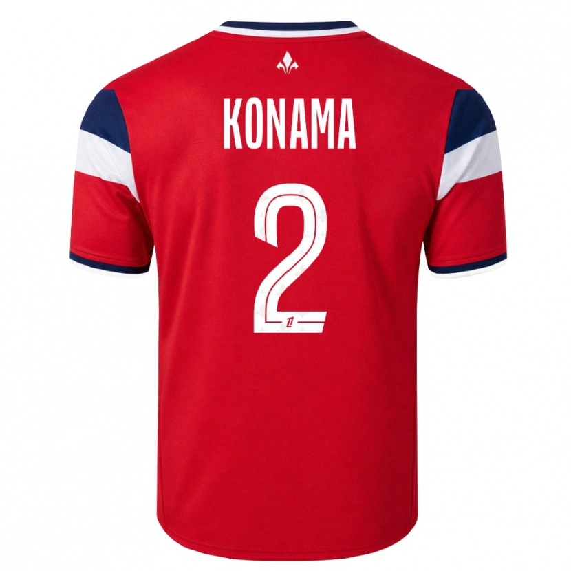 Danxen Criança Camisola Owen Konama #2 Vermelho Branco Azul Real Principal 2026/27 Camisa Brasil