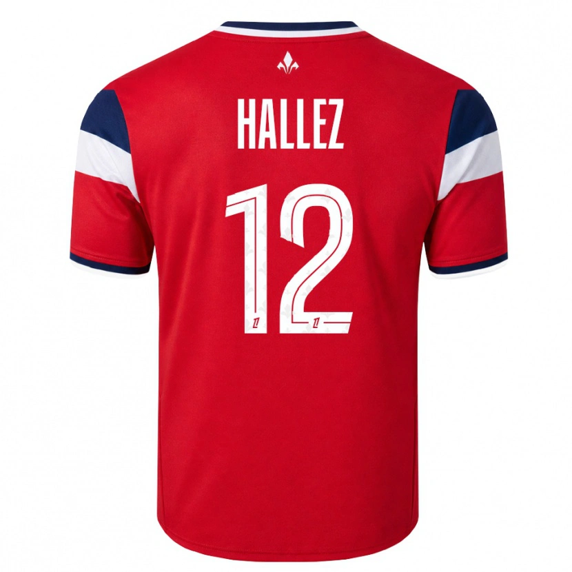 Danxen Criança Camisola Alexis Hallez #12 Vermelho Branco Azul Real Principal 2026/27 Camisa Brasil