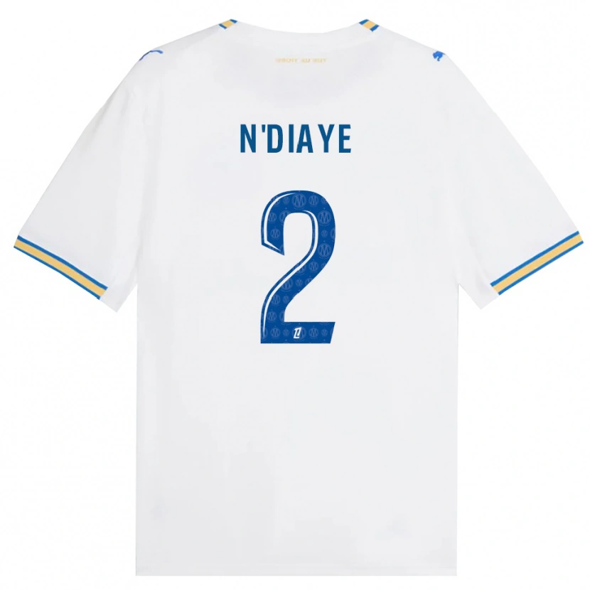Danxen Criança Camisola Osmane N'diaye #2 Azul Dodger Branco Principal 2026/27 Camisa Brasil