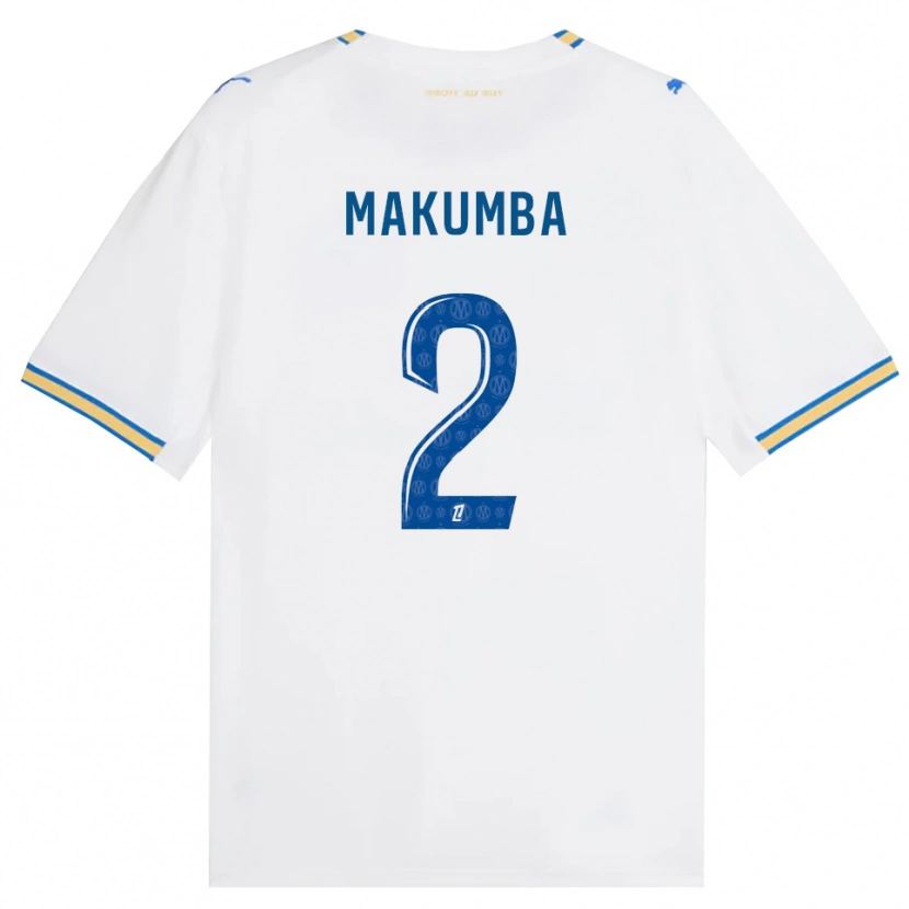 Danxen Criança Camisola Enzo Makumba #2 Azul Dodger Branco Principal 2026/27 Camisa Brasil