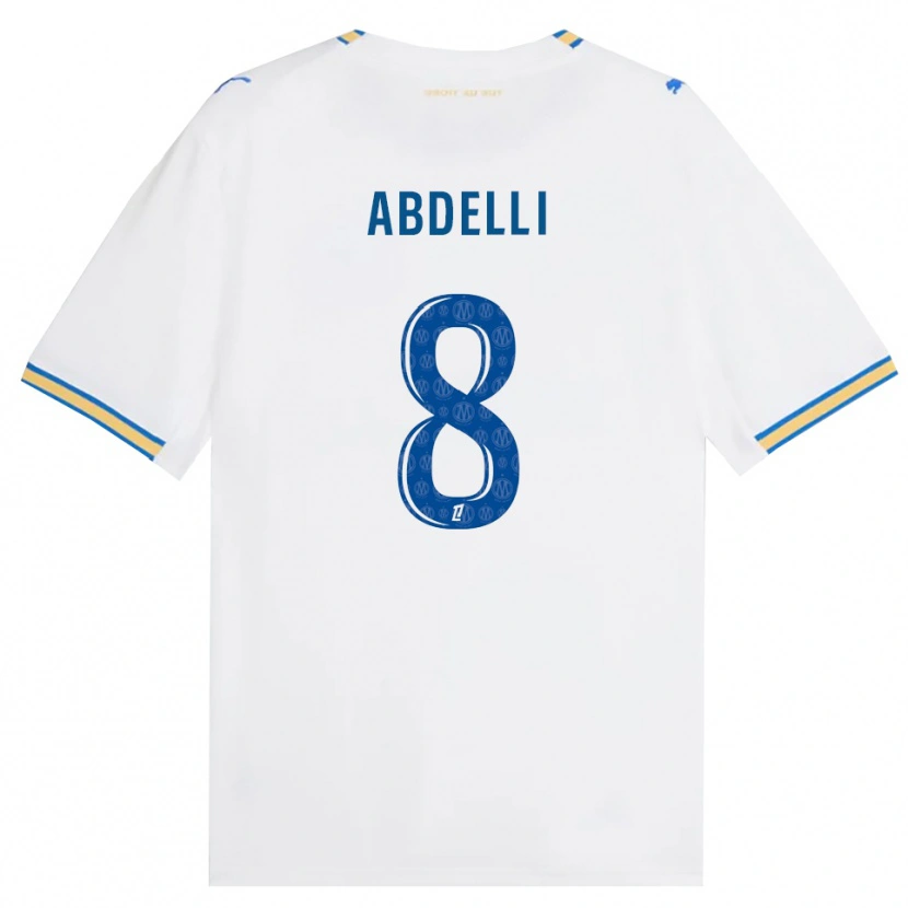 Danxen Criança Camisola Himad Abdelli #8 Azul Dodger Branco Principal 2026/27 Camisa Brasil