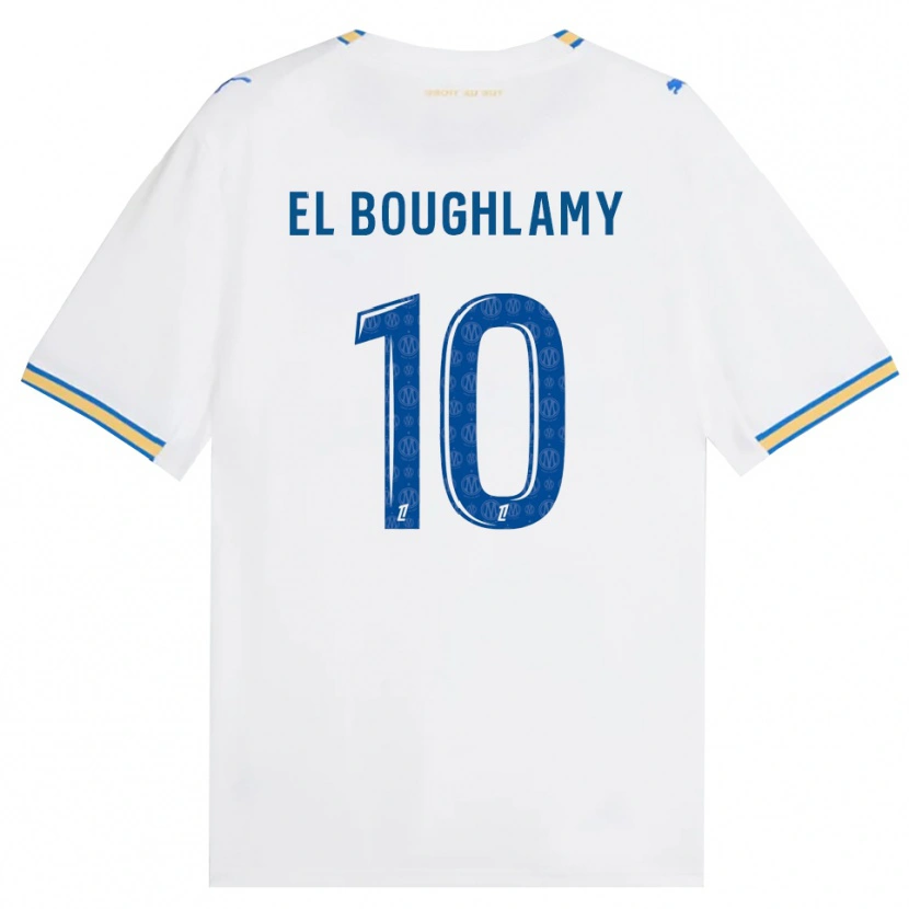 Danxen Criança Camisola Adam El Boughlamy #10 Azul Dodger Branco Principal 2026/27 Camisa Brasil