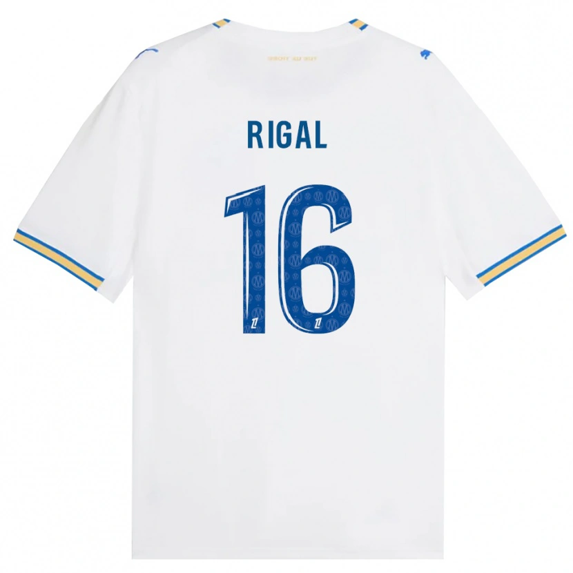Danxen Criança Camisola Pablo Rigal #16 Azul Dodger Branco Principal 2026/27 Camisa Brasil