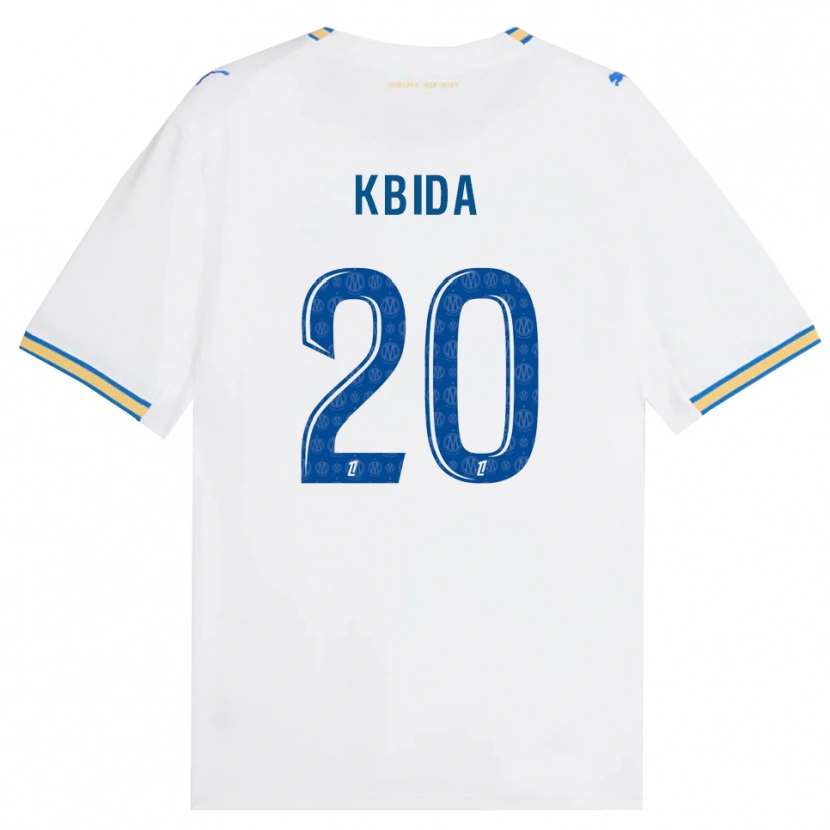 Danxen Criança Camisola Inès Kbida #20 Azul Dodger Branco Principal 2026/27 Camisa Brasil