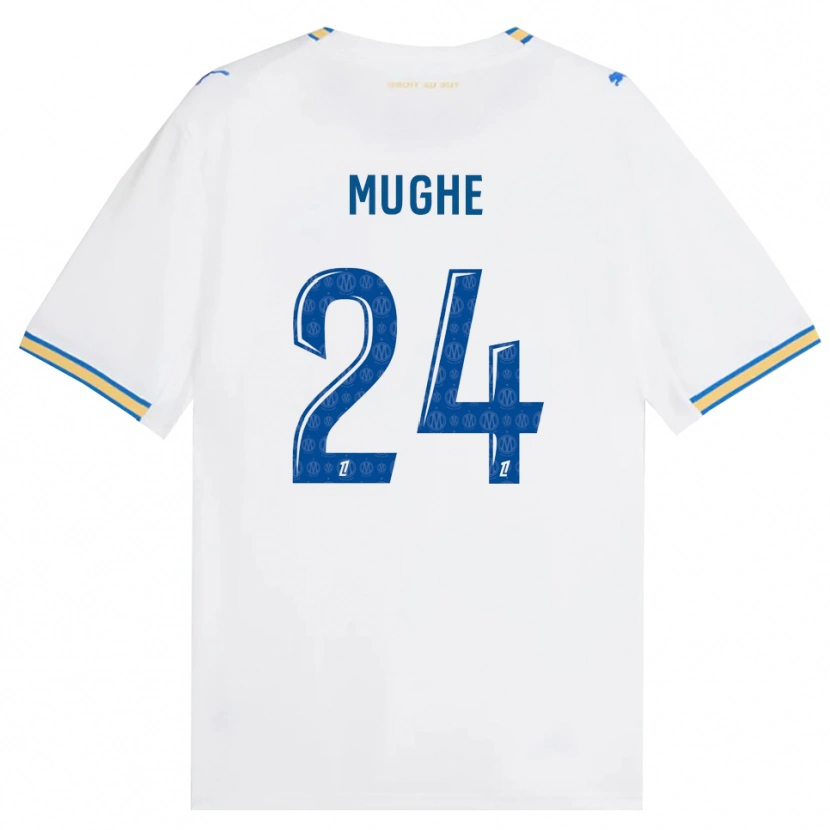 Danxen Criança Camisola François Mughe #24 Azul Dodger Branco Principal 2026/27 Camisa Brasil