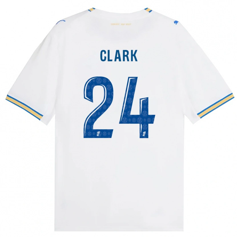 Danxen Criança Camisola Ashley Clark #24 Azul Dodger Branco Principal 2026/27 Camisa Brasil