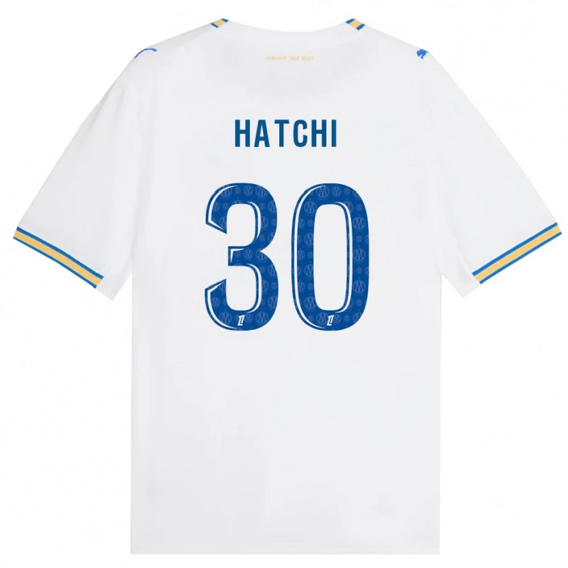 Danxen Criança Camisola Anaïs Hatchi #30 Azul Dodger Branco Principal 2026/27 Camisa Brasil