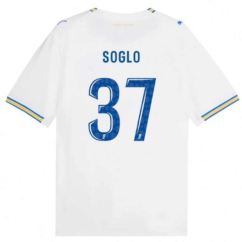 Danxen Criança Camisola Emran Soglo #37 Azul Dodger Branco Principal 2026/27 Camisa Brasil