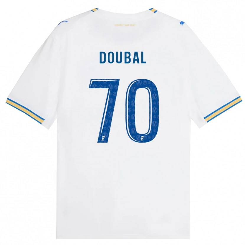 Danxen Criança Camisola Anis Doubal #70 Azul Dodger Branco Principal 2026/27 Camisa Brasil