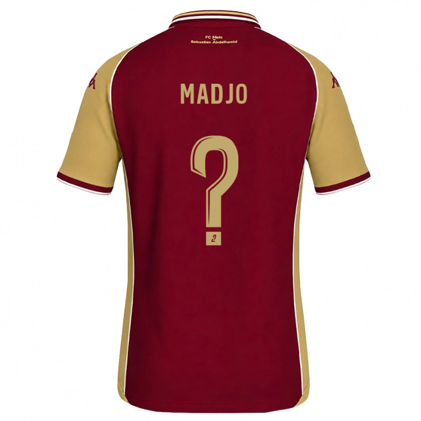 Danxen Criança Camisola Bradley Madjo #0 Dourado Vermelho Escuro Principal 2026/27 Camisa Brasil