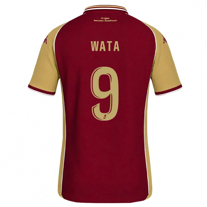 Danxen Criança Camisola Xavier Wata #9 Dourado Vermelho Escuro Principal 2026/27 Camisa Brasil