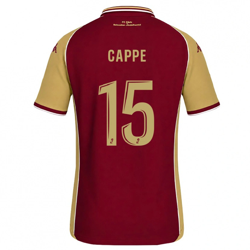 Danxen Criança Camisola Djibril Cappe #15 Dourado Vermelho Escuro Principal 2026/27 Camisa Brasil