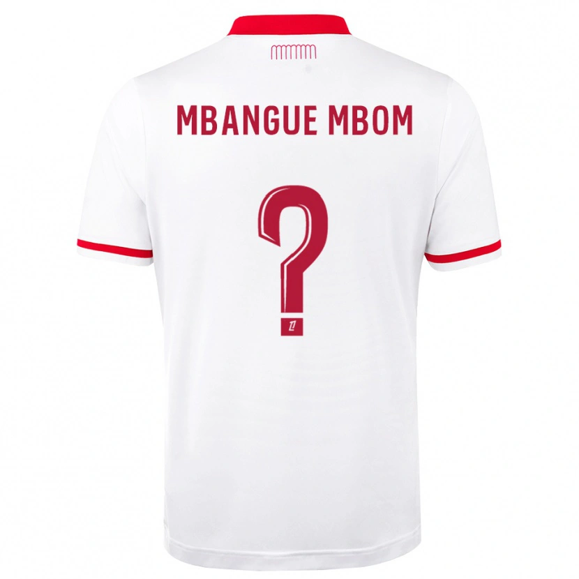 Danxen Criança Camisola Enzo Mbangue Mbom #0 Vermelho Branco Principal 2026/27 Camisa Brasil