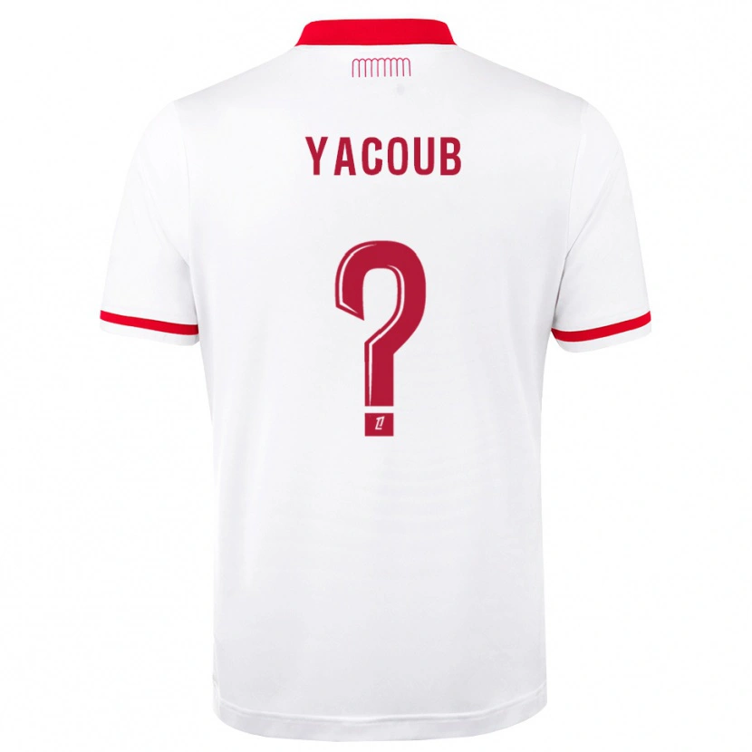 Danxen Criança Camisola Béchir Yacoub #0 Vermelho Branco Principal 2026/27 Camisa Brasil