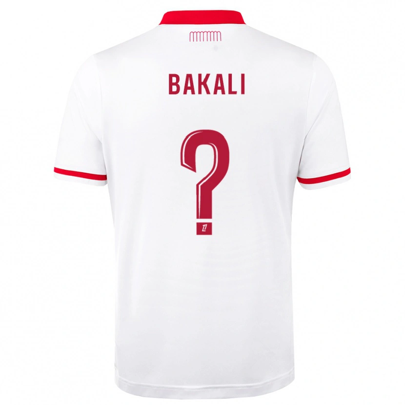 Danxen Criança Camisola Jonathan Bakali #0 Vermelho Branco Principal 2026/27 Camisa Brasil