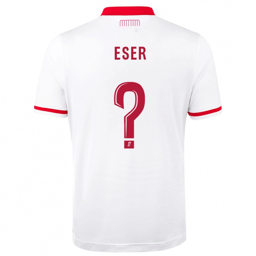 Danxen Criança Camisola Allan Eser #0 Vermelho Branco Principal 2026/27 Camisa Brasil