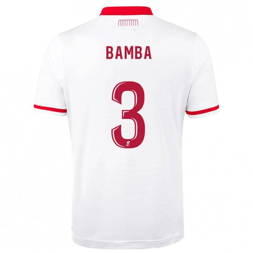 Danxen Criança Camisola Ismaïl Bamba #3 Vermelho Branco Principal 2026/27 Camisa Brasil