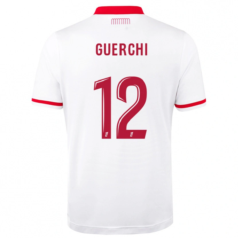 Danxen Criança Camisola Wassim Guerchi #12 Vermelho Branco Principal 2026/27 Camisa Brasil