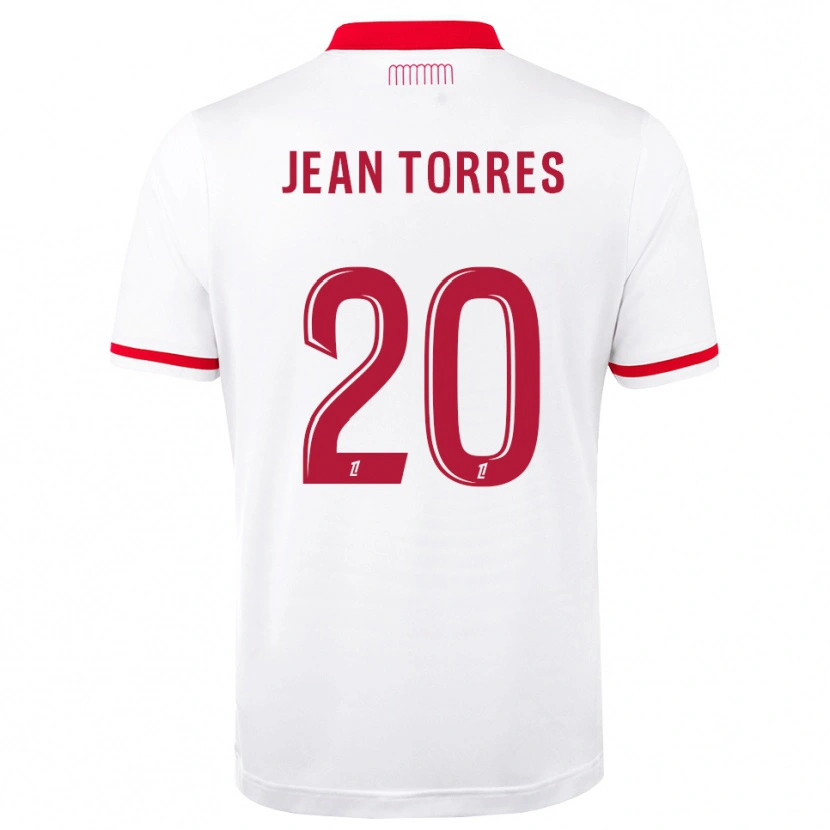 Danxen Criança Camisola Jean Torres #20 Vermelho Branco Principal 2026/27 Camisa Brasil