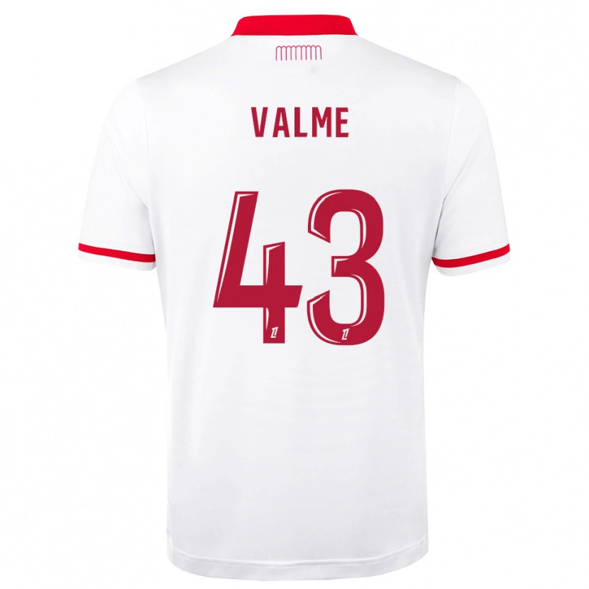 Danxen Criança Camisola Ritchy Valme #43 Vermelho Branco Principal 2026/27 Camisa Brasil