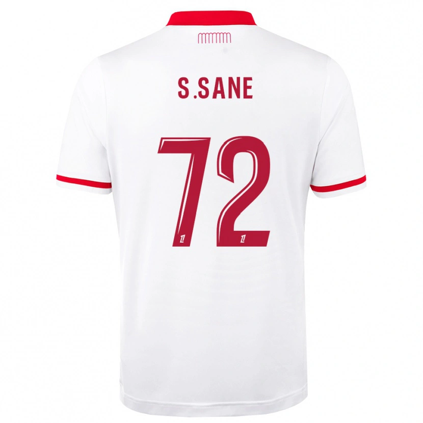 Danxen Criança Camisola Sadibou Sané #72 Vermelho Branco Principal 2026/27 Camisa Brasil