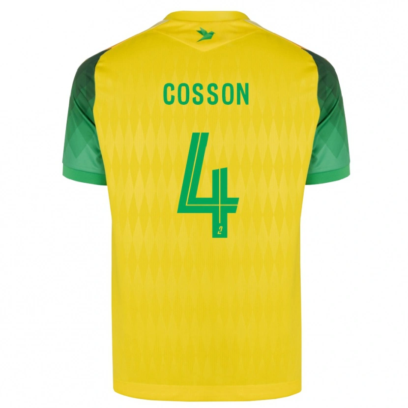 Danxen Criança Camisola Maureen Cosson #4 Amarelo Verde Vermelho Principal 2026/27 Camisa Brasil