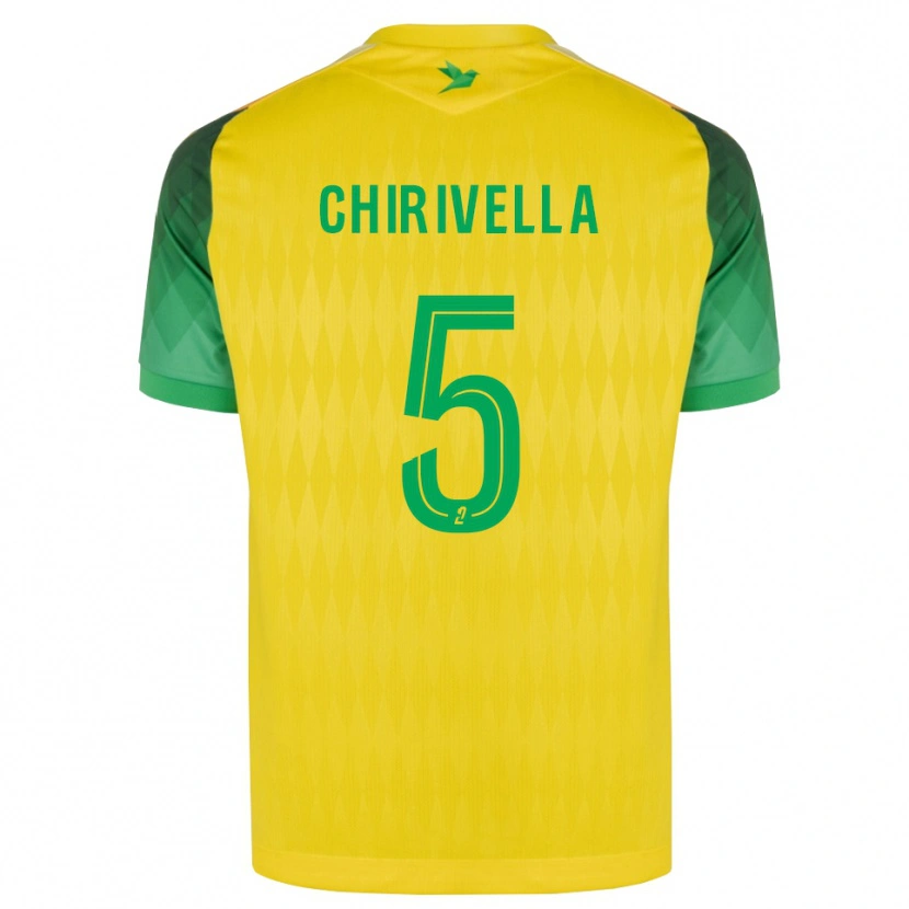 Danxen Criança Camisola Pedro Chirivella #5 Amarelo Verde Vermelho Principal 2026/27 Camisa Brasil