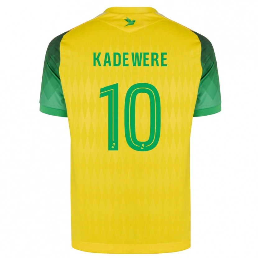 Danxen Criança Camisola Tino Kadewere #10 Amarelo Verde Vermelho Principal 2026/27 Camisa Brasil