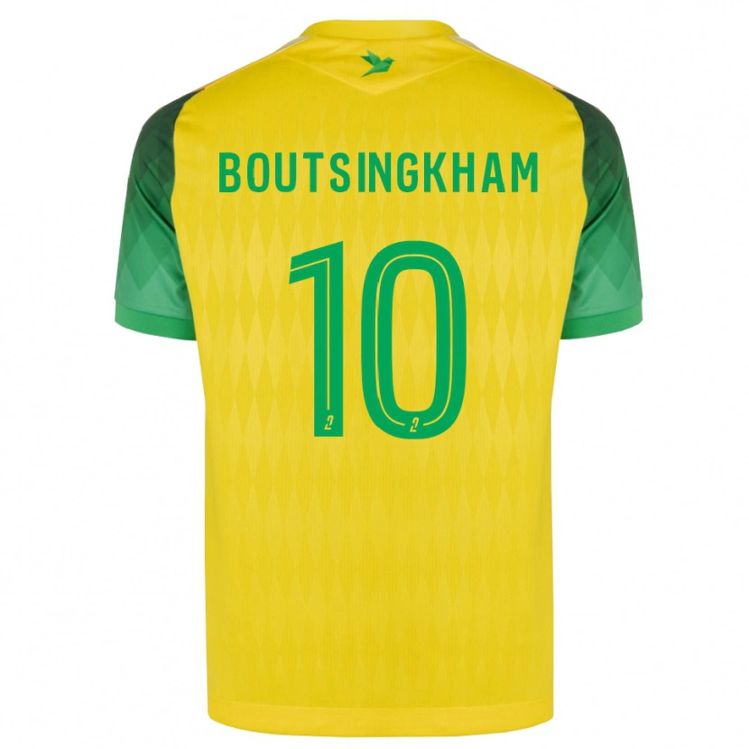 Danxen Criança Camisola Hugo Boutsingkham #10 Amarelo Verde Vermelho Principal 2026/27 Camisa Brasil