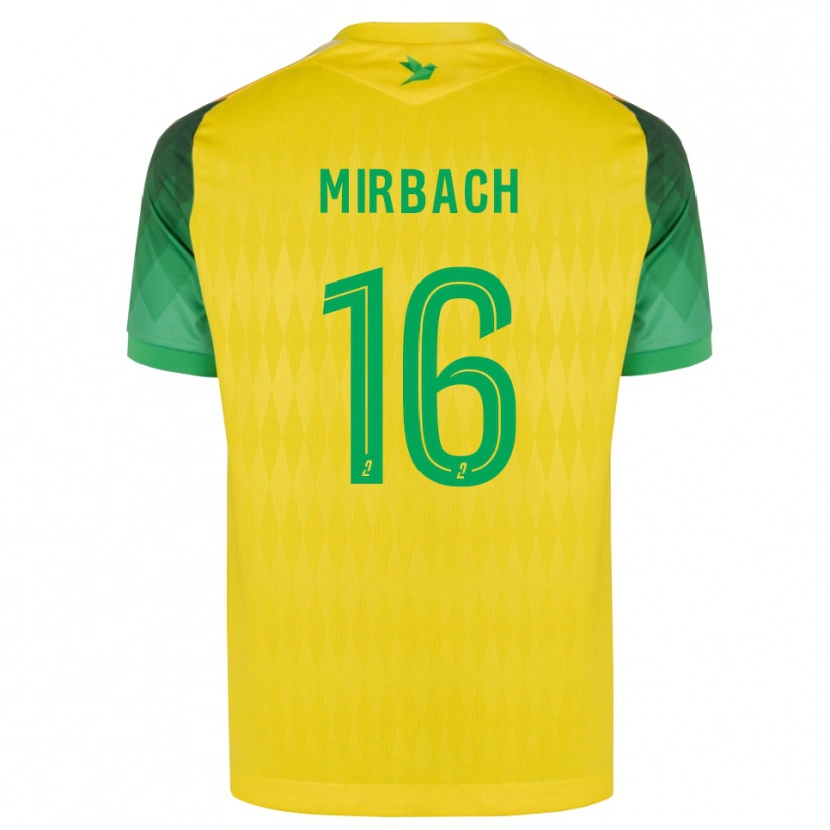 Danxen Criança Camisola Alexis Mirbach #16 Amarelo Verde Vermelho Principal 2026/27 Camisa Brasil