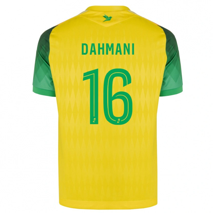 Danxen Criança Camisola Waël Dahmani #16 Amarelo Verde Vermelho Principal 2026/27 Camisa Brasil