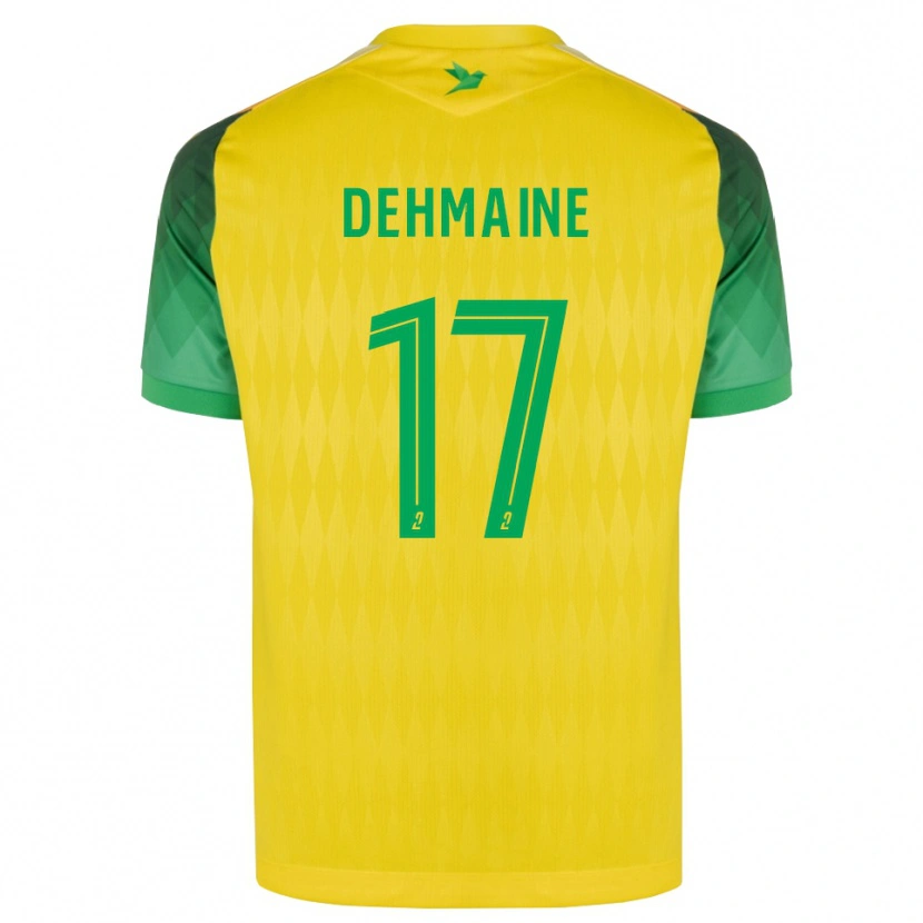 Danxen Criança Camisola Dehmaine Tabibou #17 Amarelo Verde Vermelho Principal 2026/27 Camisa Brasil