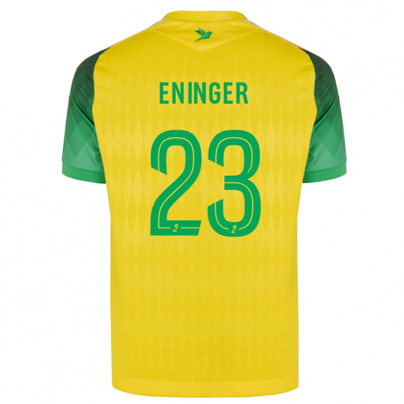 Danxen Criança Camisola Thelma Eninger #23 Amarelo Verde Vermelho Principal 2026/27 Camisa Brasil