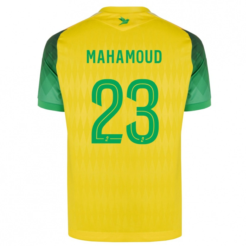 Danxen Criança Camisola Adel Mahamoud #23 Amarelo Verde Vermelho Principal 2026/27 Camisa Brasil