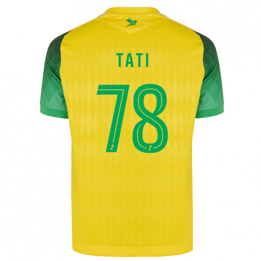 Danxen Criança Camisola Tylel Tati #78 Amarelo Verde Vermelho Principal 2026/27 Camisa Brasil