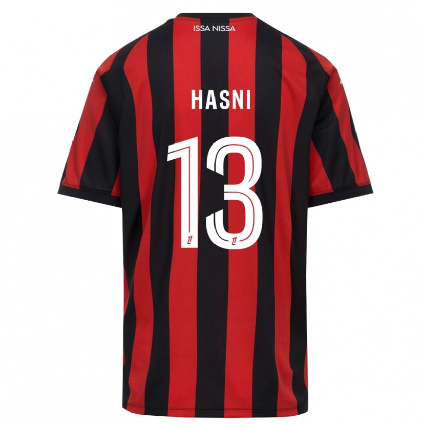 Danxen Criança Camisola Zinedine Hasni #13 Vermelho Preto Branco Principal 2026/27 Camisa Brasil