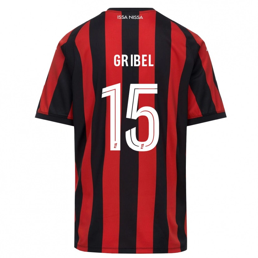Danxen Criança Camisola Naomie Gribel #15 Vermelho Preto Branco Principal 2026/27 Camisa Brasil