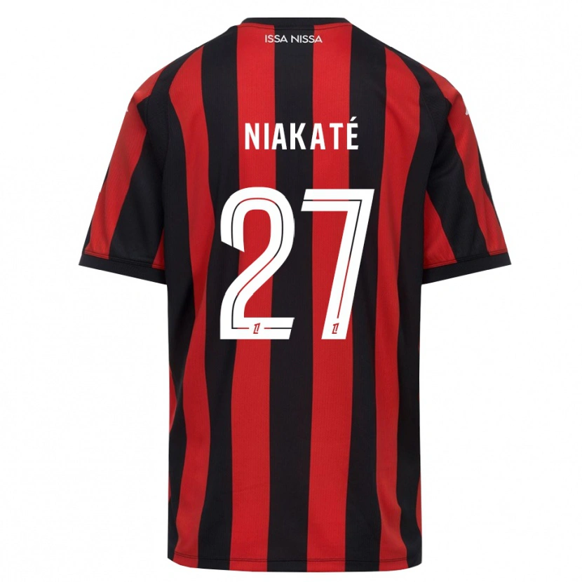 Danxen Criança Camisola Yakaré Niakaté #27 Vermelho Preto Branco Principal 2026/27 Camisa Brasil
