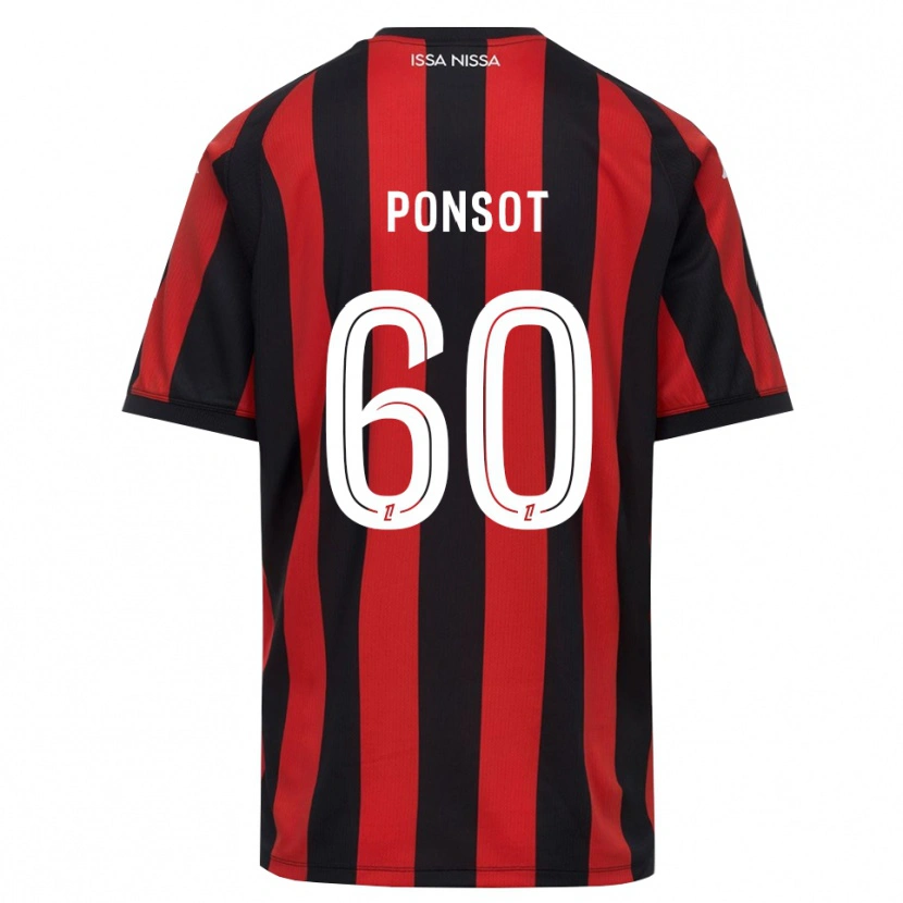 Danxen Criança Camisola Martin Ponsot #60 Vermelho Preto Branco Principal 2026/27 Camisa Brasil