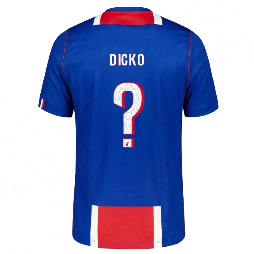 Danxen Criança Camisola Aminata Dicko #0 Vermelho Branco Azul Principal 2026/27 Camisa Brasil