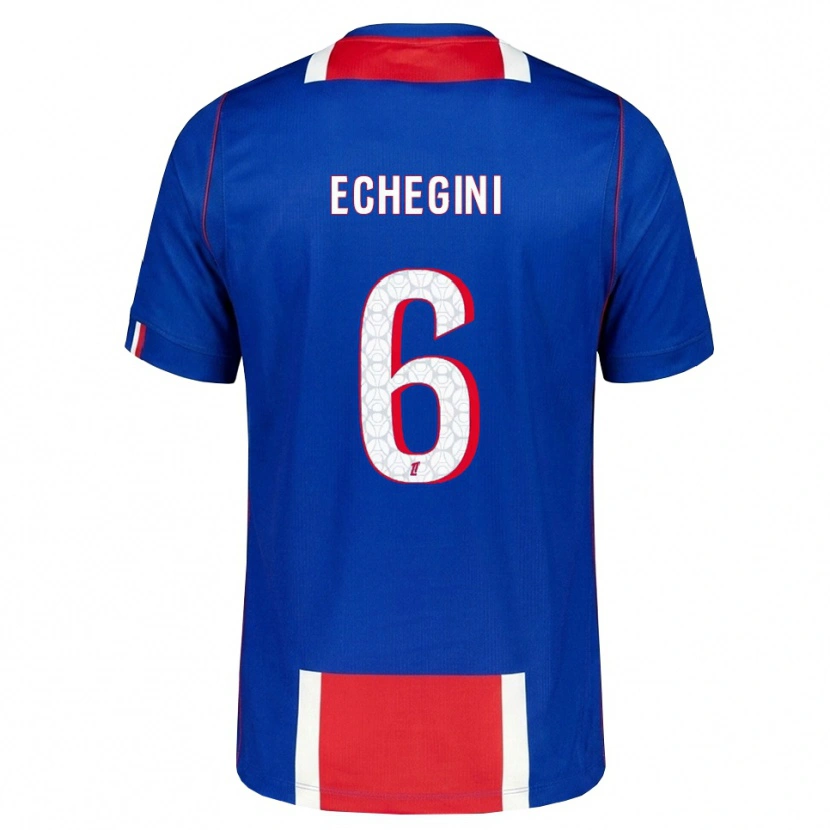 Danxen Criança Camisola Joe Echegini #6 Vermelho Branco Azul Principal 2026/27 Camisa Brasil