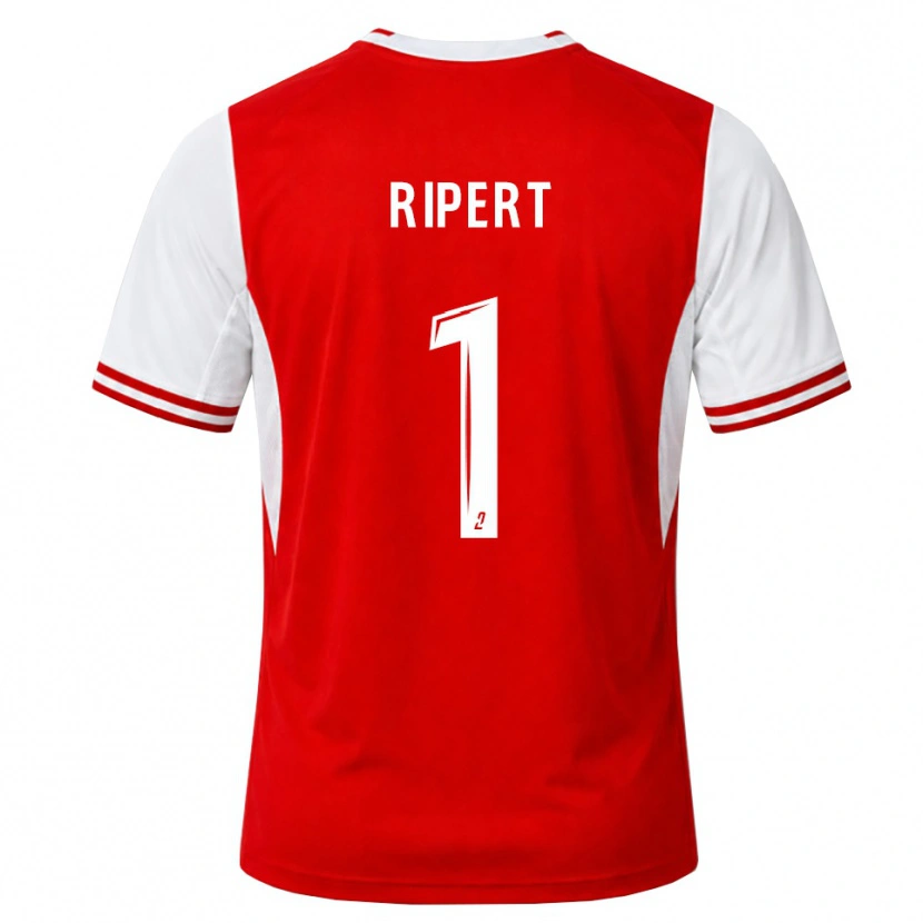 Danxen Criança Camisola Léo Ripert #1 Vermelho Branco Principal 2026/27 Camisa Brasil