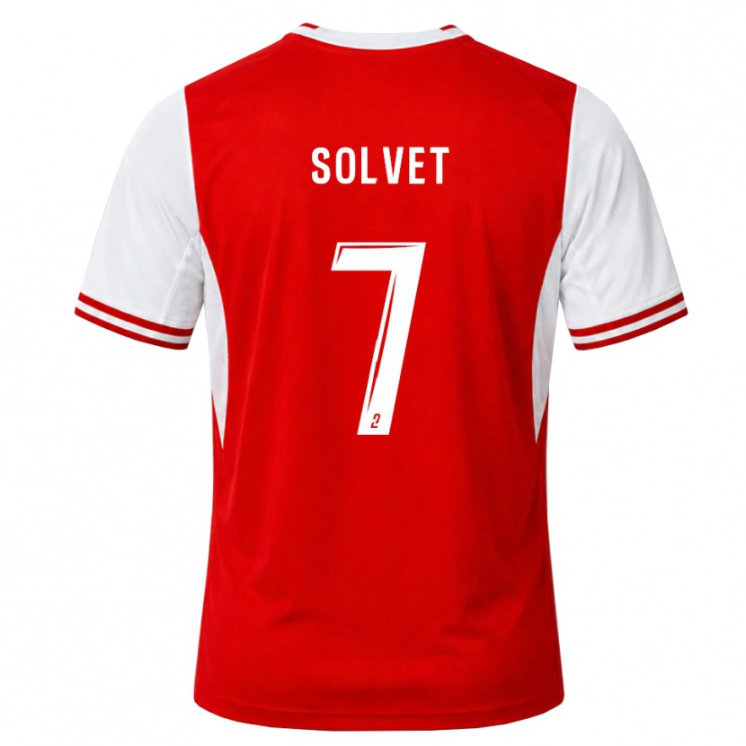 Danxen Criança Camisola Anddrys Solvet #7 Vermelho Branco Principal 2026/27 Camisa Brasil
