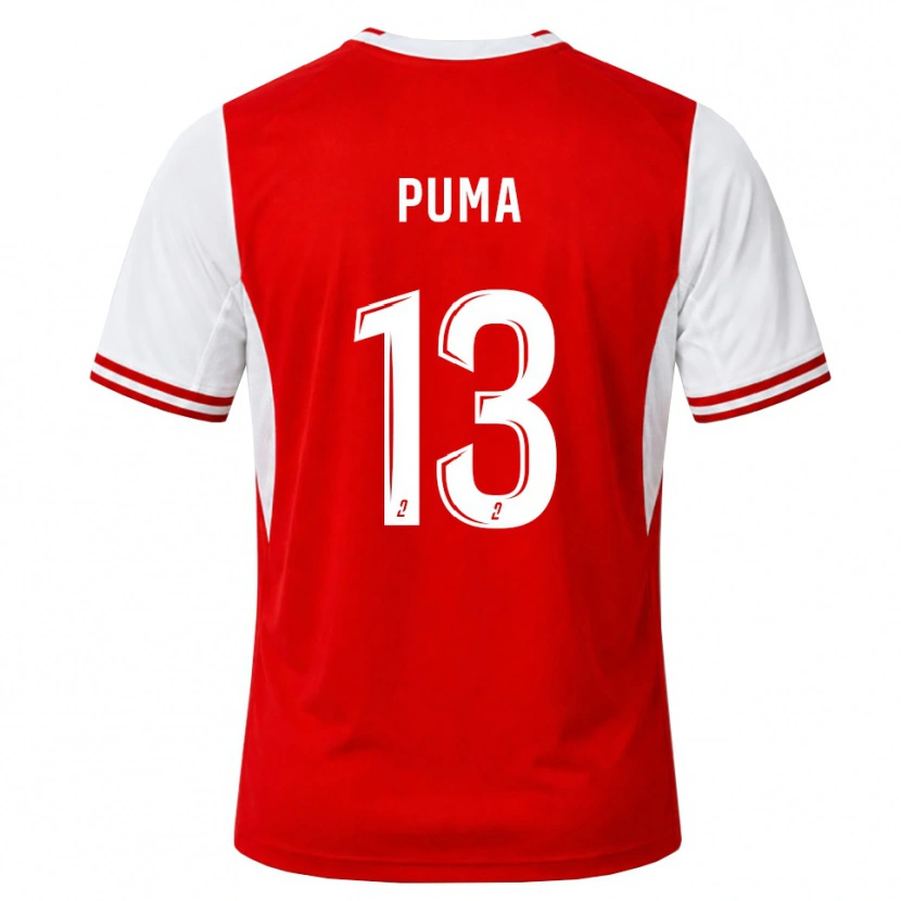Danxen Criança Camisola Isaac Puma #13 Vermelho Branco Principal 2026/27 Camisa Brasil