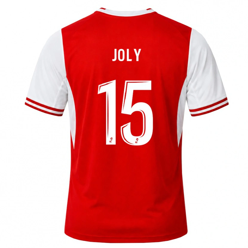 Danxen Criança Camisola Lou-Ann Joly #15 Vermelho Branco Principal 2026/27 Camisa Brasil