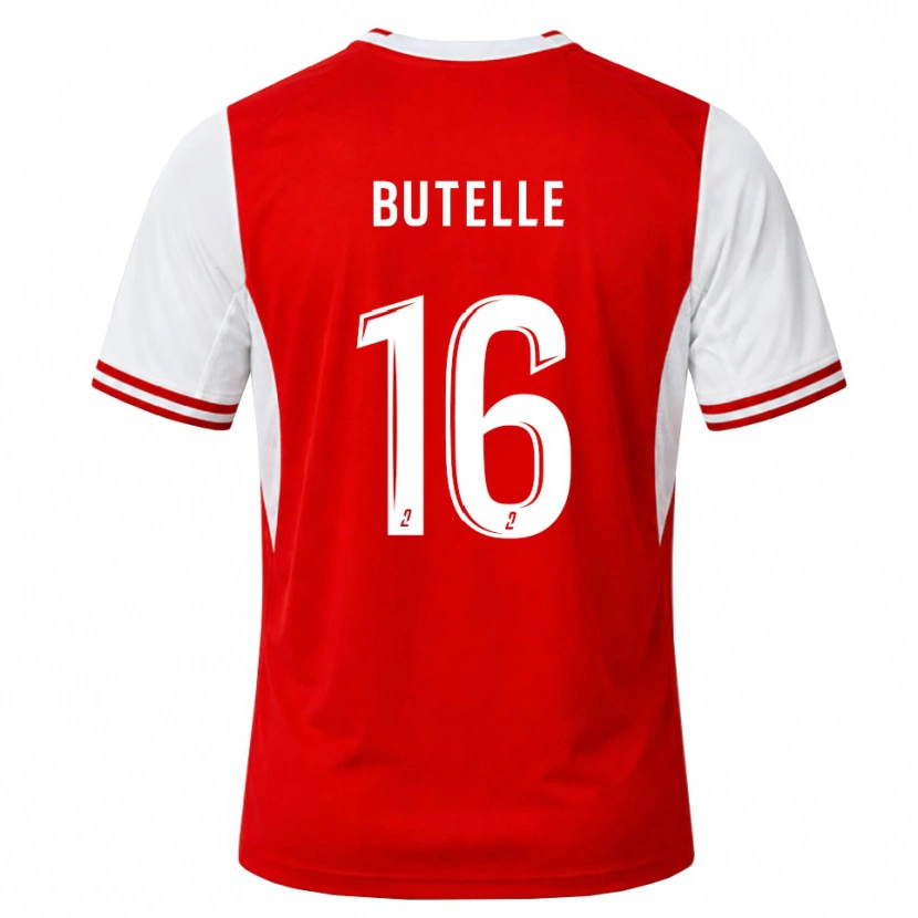 Danxen Criança Camisola Ludovic Butelle #16 Vermelho Branco Principal 2026/27 Camisa Brasil