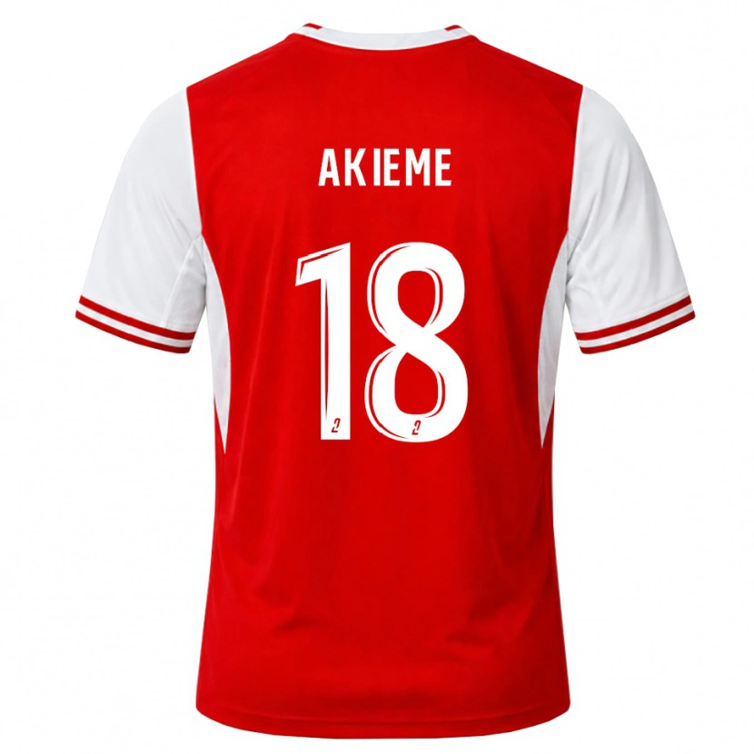 Danxen Criança Camisola Sergio Akieme #18 Vermelho Branco Principal 2026/27 Camisa Brasil