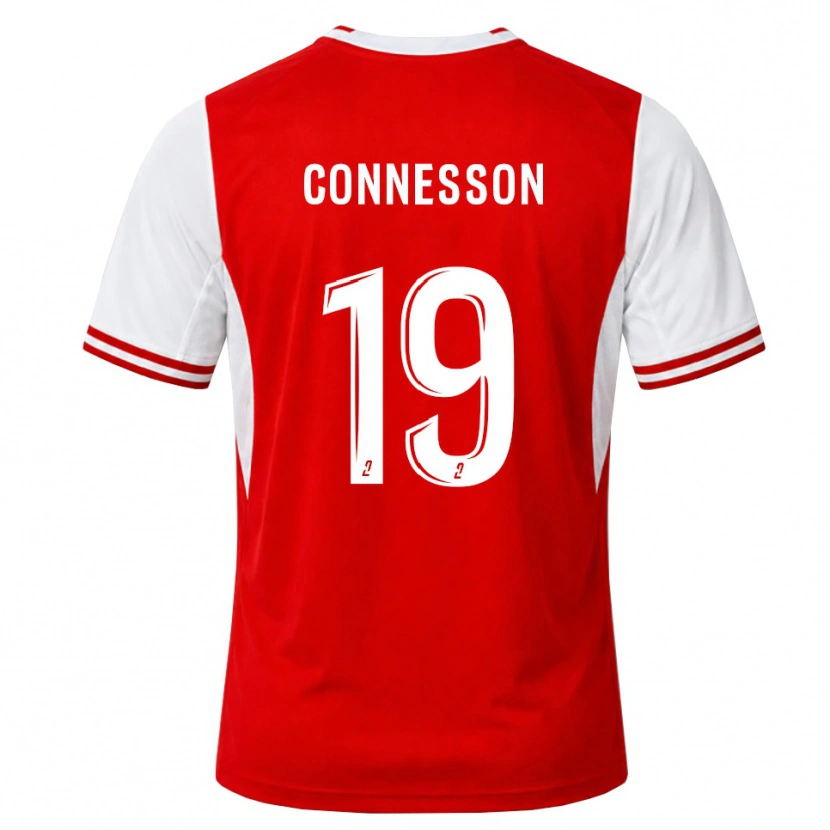 Danxen Criança Camisola Adele Connesson #19 Vermelho Branco Principal 2026/27 Camisa Brasil