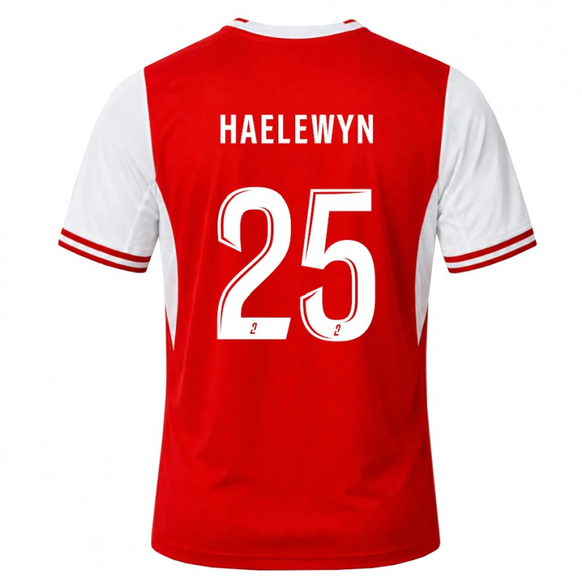 Danxen Criança Camisola Marion Haelewyn #25 Vermelho Branco Principal 2026/27 Camisa Brasil