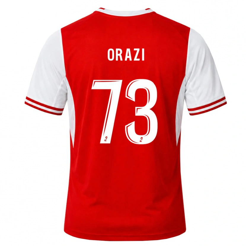 Danxen Criança Camisola Ike Orazi #73 Vermelho Branco Principal 2026/27 Camisa Brasil